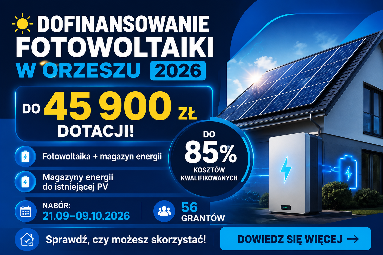 Energetyka odnawialna dla mieszkańców Orzesza
